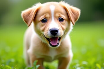 Puppy Fun in the Green