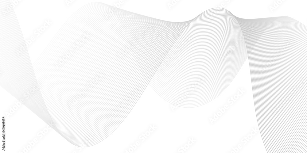 Poster technology flow grid blend curve wave line digital isolated energy, music dynamic gradient thin digi