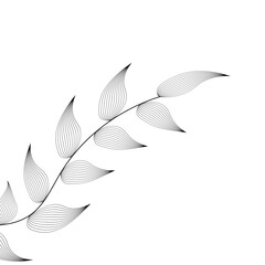 Minimalist Leaves Side