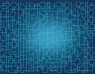 Obraz premium blue mathematical background with plus symbols random plus symbol pattern