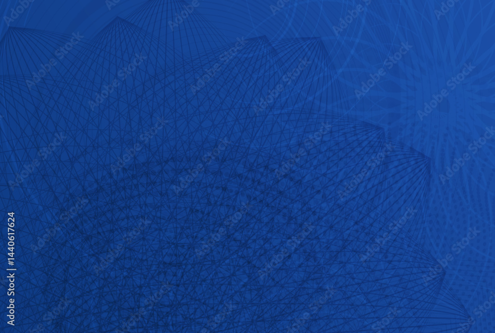 Poster abstract digital mesh design — modern wire grid background for science, technology, and engineering 