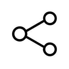 Share Arrow Icon Representation in Minimalist Style  