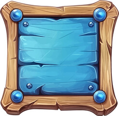 The Game asset for slot game, video game, mobile game element isolation, Vector