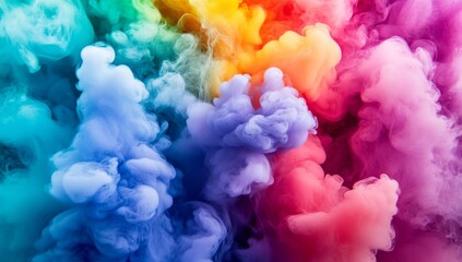 Fototapeta premium Colorful smoke abstract art