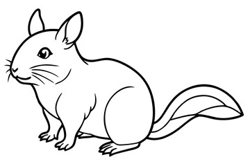 Fototapeta premium Pika Silhouette Design