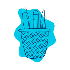 Office Supplies Illustration