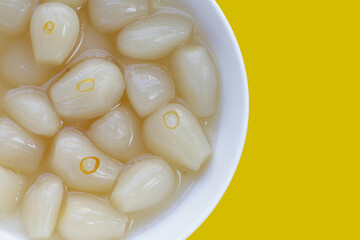 Pickled Scallion, Pickled Japanese leek bulbs