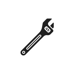 wrench icon. wrench Symbol sign for mobile concept and web design. Vector icon, Logo illustration, Vector graphics