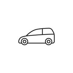 car icon. car Symbol sign for mobile concept and web design. Vector icon, Logo illustration, Vector graphics