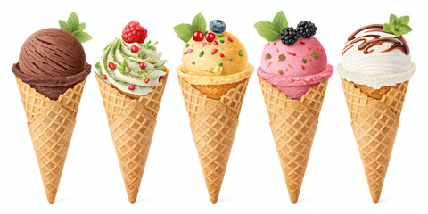 ice cream cones