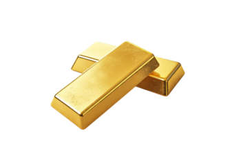 two gold bars