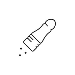 salt pepper icon. salt pepper Symbol sign for mobile concept and web design. Vector icon, Logo illustration, Vector graphics