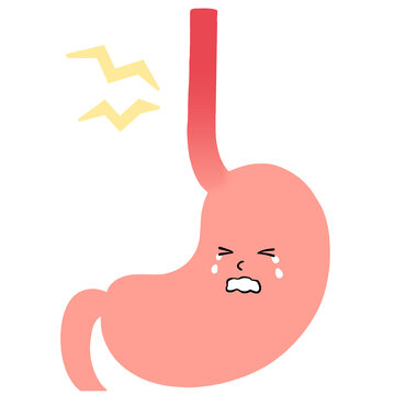 逆流性食道炎のイラスト
