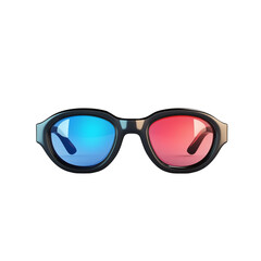 3d glasses isolated on white background