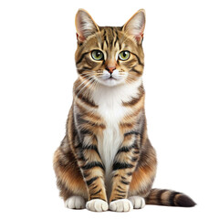 Fototapeta premium cat isolated on white background