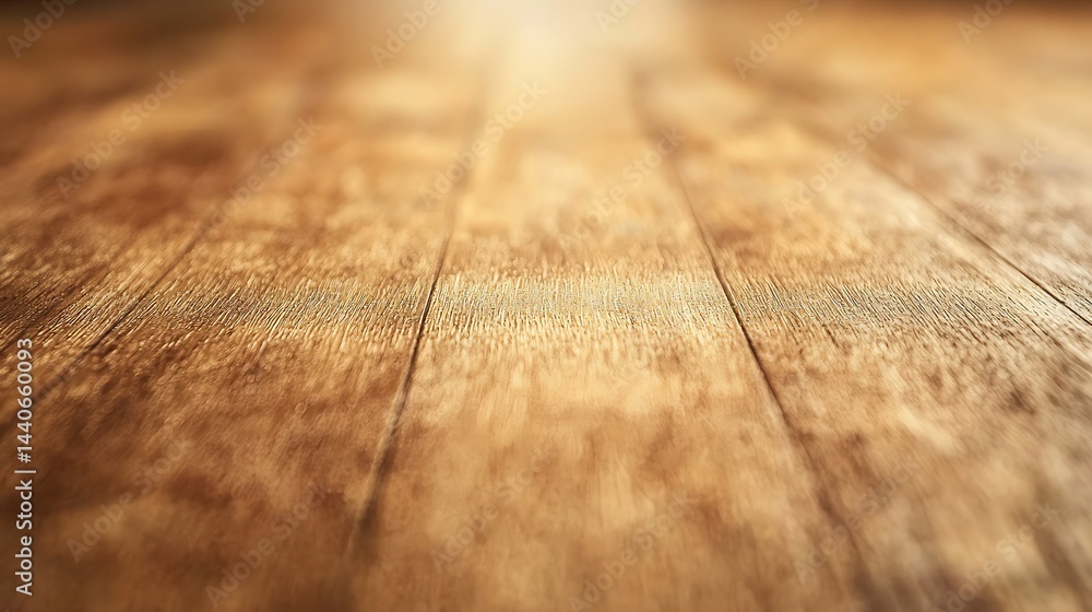 Poster warm toned wooden surface texture with shallow depth of field providing a natural background and tab