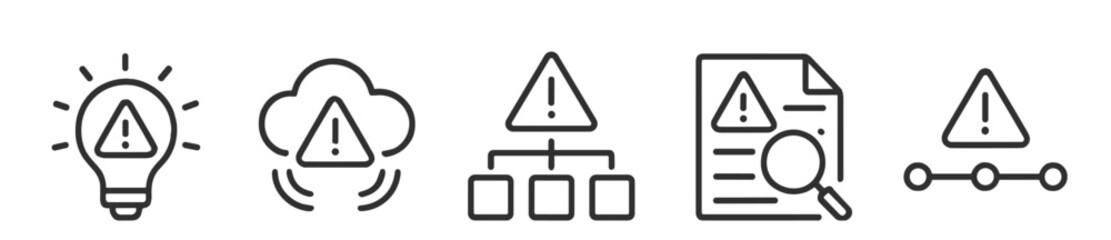 Creating a visual representation of warning signs related to hazards in a technological environment