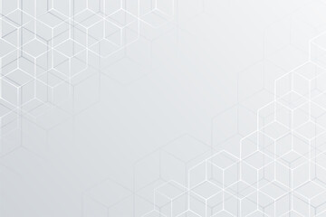 White abstract gradient wave wallpaper