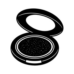 Shimmer eyeshadow silhouette
