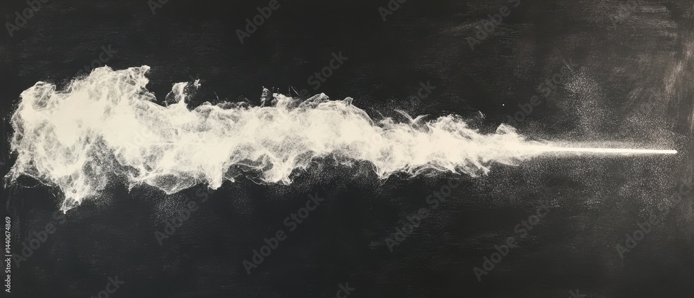 Poster ethereal cloudscape in monochrome capturing a surreal dreamlike atmosphere with soft light and dark 