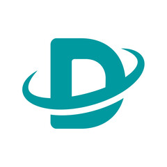 Letter D logo vector icon Free.