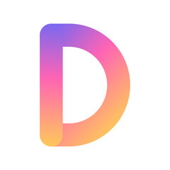  Letter D logo vector icon Free.