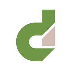  Letter D logo vector icon Free.