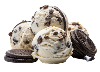 ice cream  isolated on white backgound