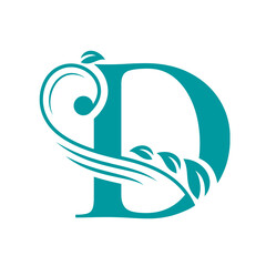  Letter D logo vector icon Free.