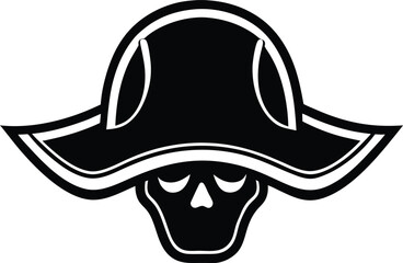 pirate hat logo silhouette