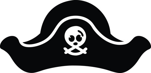 pirate hat logo silhouette