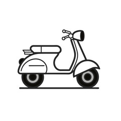 retro vintage scooter