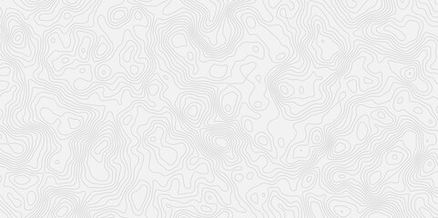 topographic white and grey light wave line topo map contour modern design white background. Wavy topography geography design map, texture, line, adventure, mountain,  vector illustration.