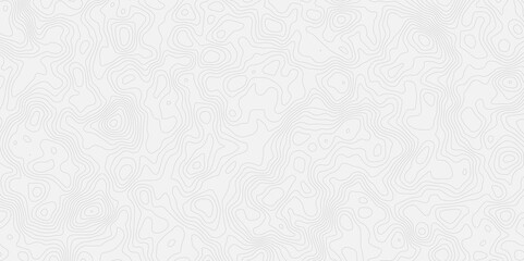 topographic white and grey light wave line topo map contour modern design white background. Wavy topography geography design map, texture, line, adventure, mountain,  vector illustration.