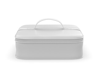 Make Up Kit Bag or Cosmetic Bag Waterproof Travel Toiletry Organizer Bag Blank 3d illustration.