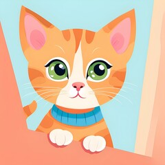 the cute of baby cat