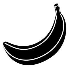 Food Banana silhouette vector illustrator