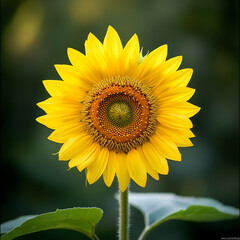 Obraz premium sunny sunflower close-up,