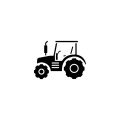 Tractor icon flat vector design