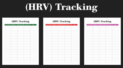 (HRV) Tracking, medical tracker, interior, template,