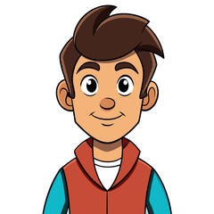 Vector Male Cartoon Character – Editable Male Avatar Illustrations for Designers & Animators