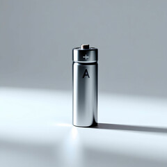 Battery cell on a white background