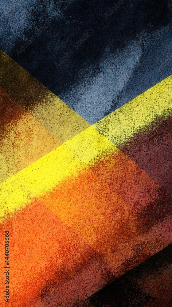 Aufkleber abstract geometric texture with vibrant colors and dynamic composition perfect for modern background