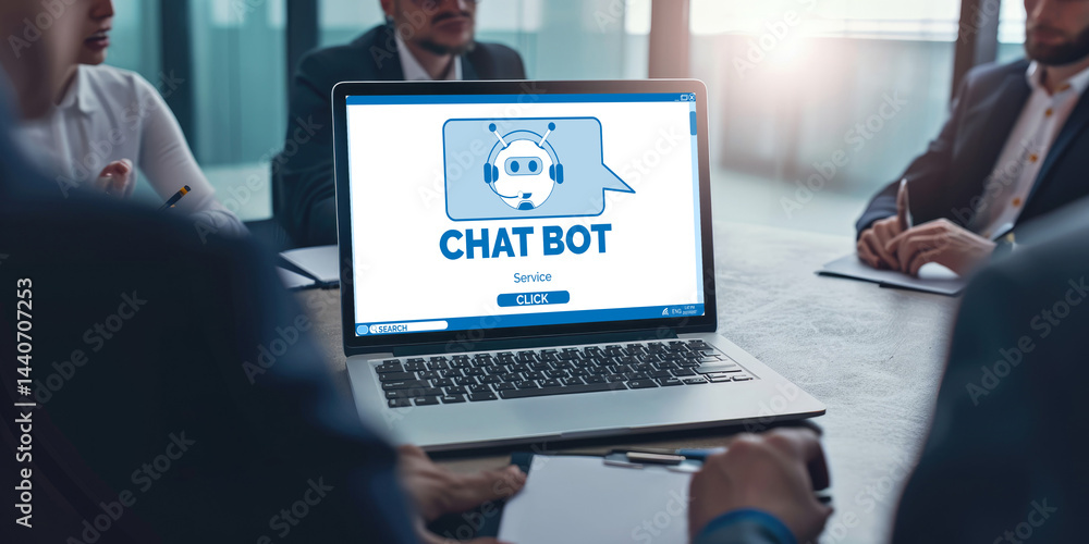 Poster chatbot software application for brisk online business that automatically reply to customer question