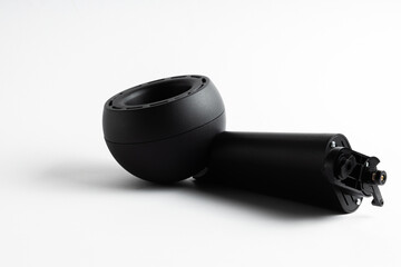 Modern  LED Track Light Fixture  Rail Isolated on White Background

