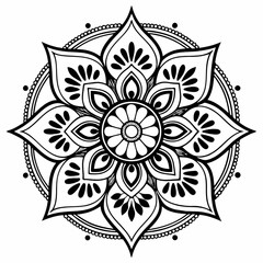 Ornamental Mandala for Spiritual Use