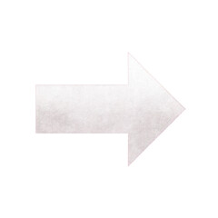 White arrow pointing to right on transparency background, symbolizing direction and movement. simple design is clear and bold, making it ideal for navigation or instructional purposes