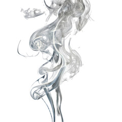smoke on white background