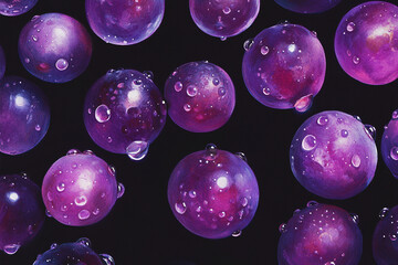 purple grapes background
