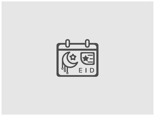Simple, grayscale vector graphic of a stylized banner or icon.
